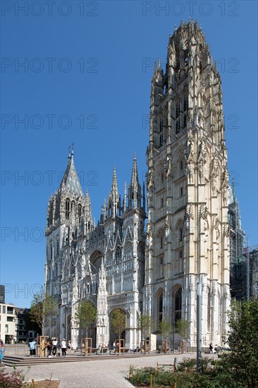 Rouen (Seine Maritime), cathédrale Notre-Dame