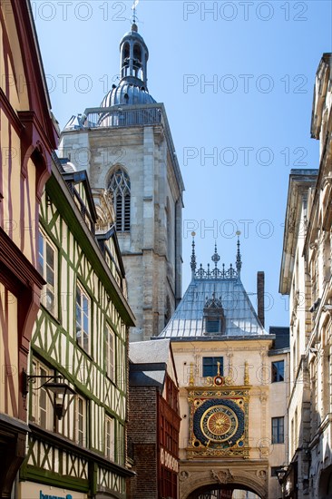 Rouen (Seine Maritime), rue du Gros Horloge