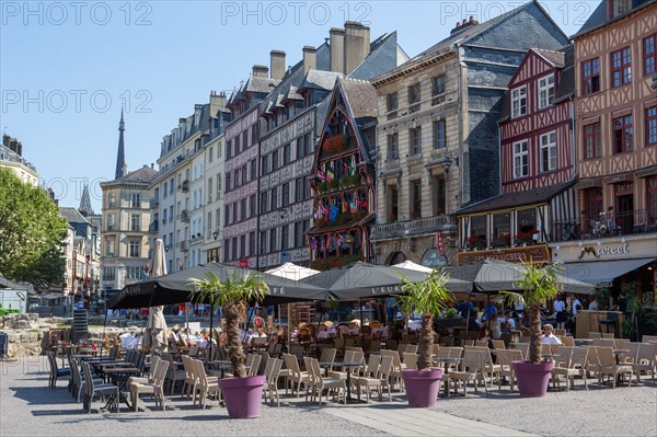 Rouen (Seine Maritime), place du Vieux Marché