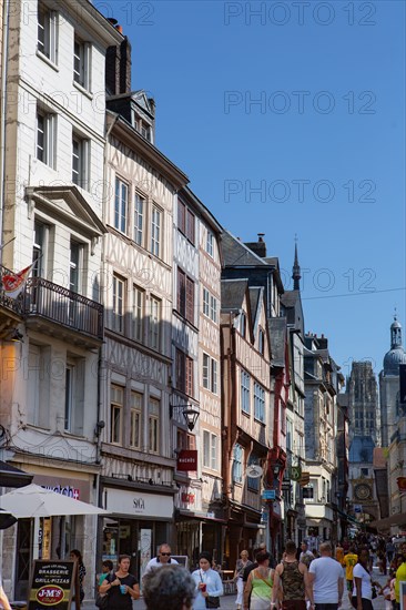 Rouen (Seine Maritime), rue du Gros Horloge