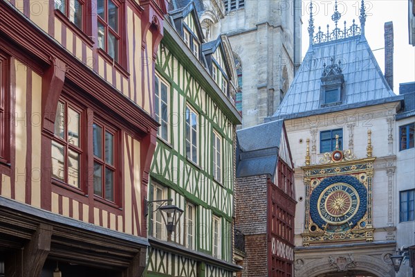 Rouen (Seine Maritime), rue du Gros Horloge