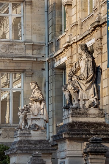 Rouen (Seine Maritime), Musée des Beaux-Arts, statue de Michel Anguier