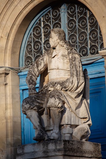 Rouen (Seine Maritime), Musée des Beaux-Arts, statue de Michel Anguier