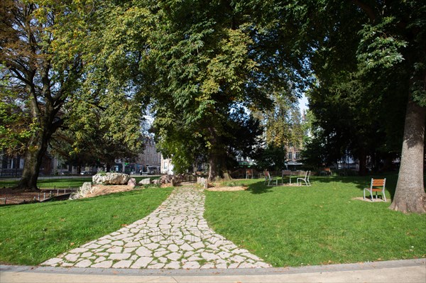 Rouen (Seine Maritime), square Verdrel