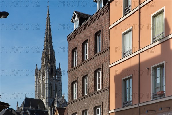 Rouen (Seine Maritime), rue Eau de Robec