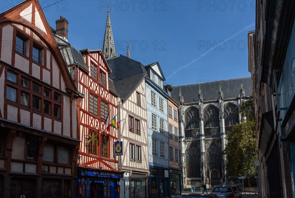 Rouen (Seine Maritime), rue des Boucheries Saint-Ouen