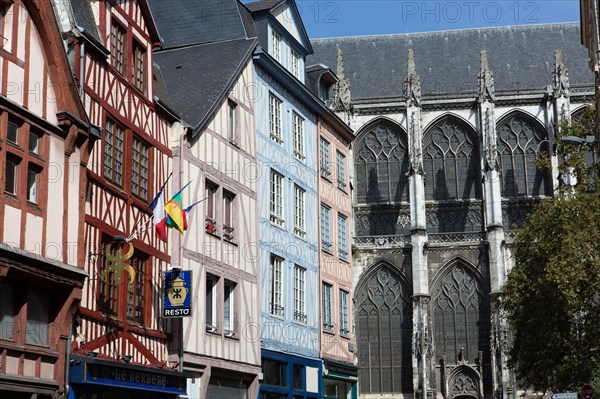 Rouen (Seine Maritime), rue des Boucheries Saint-Ouen