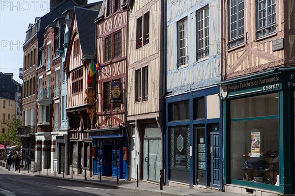 Rouen (Seine Maritime), rue des Boucheries Saint-Ouen