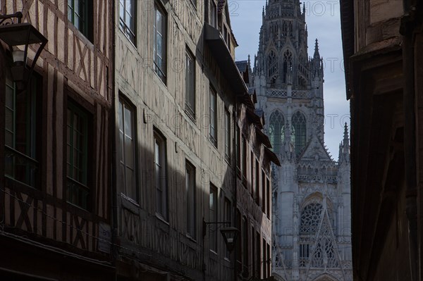 Rouen (Seine Maritime), rue Saint-Romain