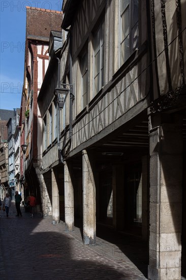 Rouen (Seine Maritime), rue Saint-Romain