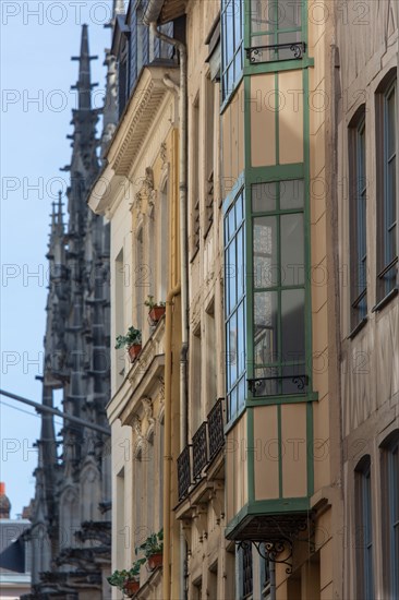 Rouen (Seine Maritime), rue du Tambour