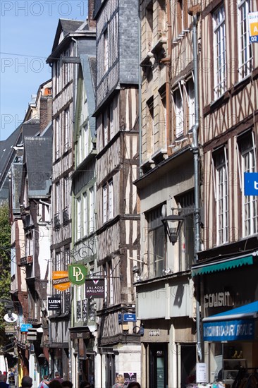 Rouen (Seine Maritime), rue du Gros Horloge