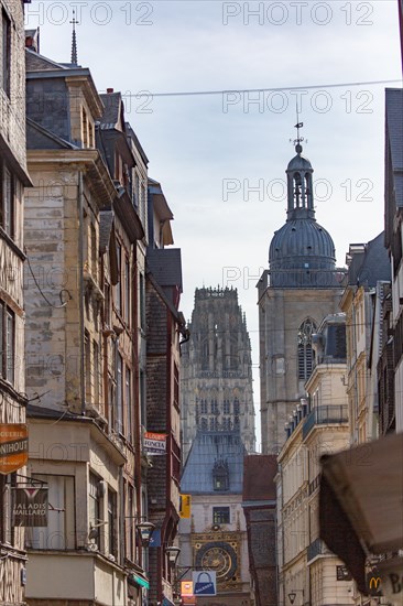 Rouen (Seine Maritime), rue du Gros Horloge