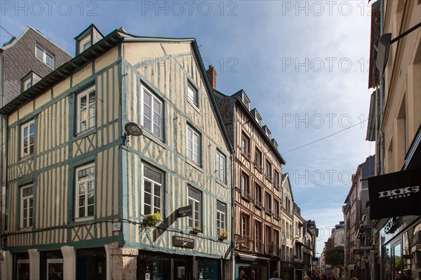 Rouen (Seine Maritime), rue de l'Hôpital