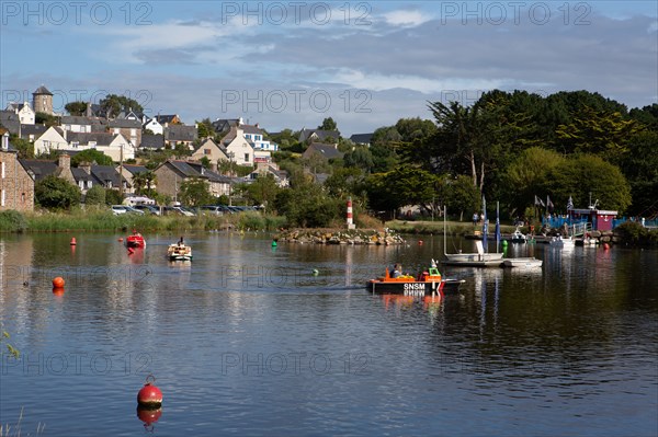 Pléneuf Val André, Dahouët, port, miniature harbour (Côtes d'Armor)