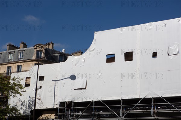 Paris, chantier de rénovation du métro ligne 6