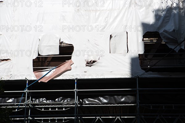 Paris, chantier de rénovation du métro ligne 6