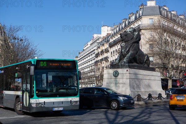 Paris, place Denfert Rochereau