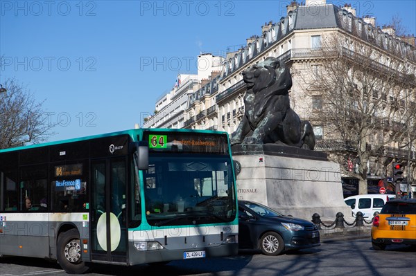 Paris, place Denfert Rochereau