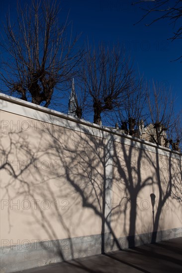 Paris, projected shadow