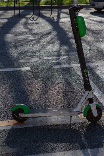 Paris, electric scooter