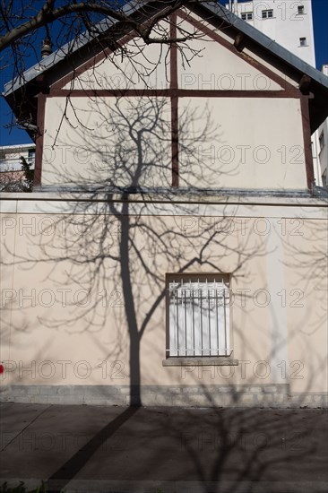 Paris, projected shadow