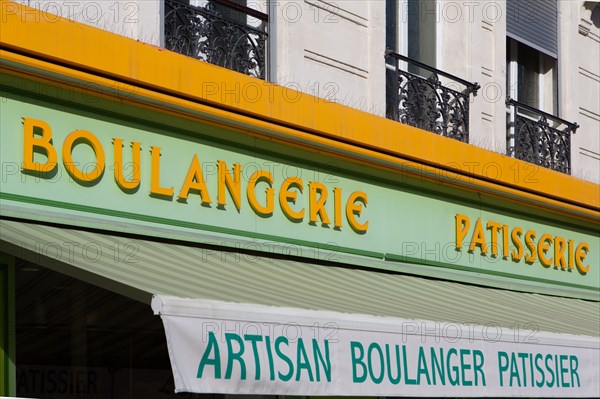 Paris, bakery sign
