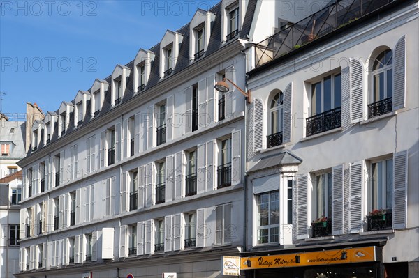 Paris, buildings on the Boulevard Richard Lenoir