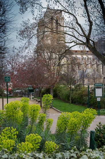 Paris, square René Viviani