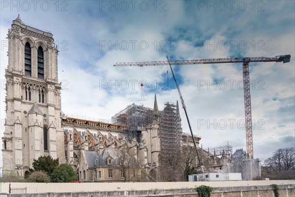 Cathédrale Notre-Dame de Paris, un an après l’incendie du 15 avril 2019