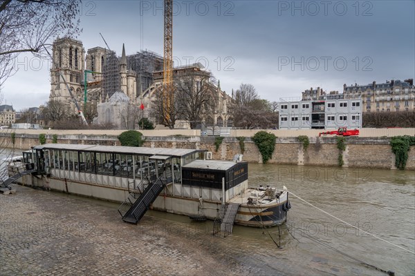 Cathédrale Notre-Dame de Paris, one year after the fire on the evening of 15 April 2019