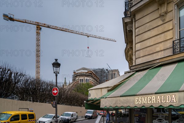 Cathédrale Notre-Dame de Paris, one year after the fire on the evening of 15 April 2019