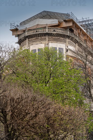 Cathédrale Notre-Dame de Paris, one year after the fire on the evening of 15 April 2019