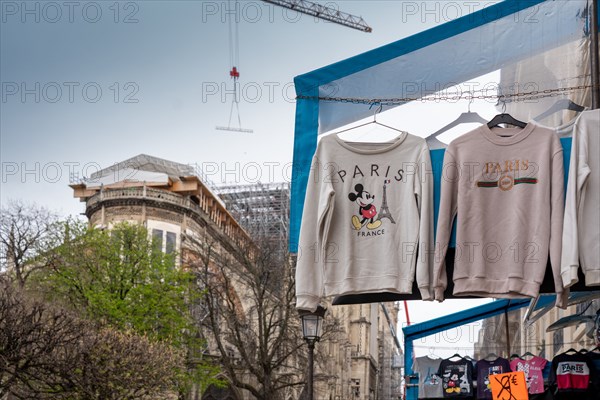 Cathédrale Notre-Dame de Paris, one year after the fire on the evening of 15 April 2019