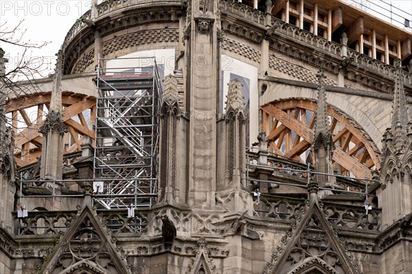 Cathédrale Notre-Dame de Paris, un an après l’incendie du 15 avril 2019