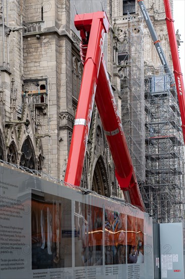 Cathédrale Notre-Dame de Paris, un an après l’incendie du 15 avril 2019