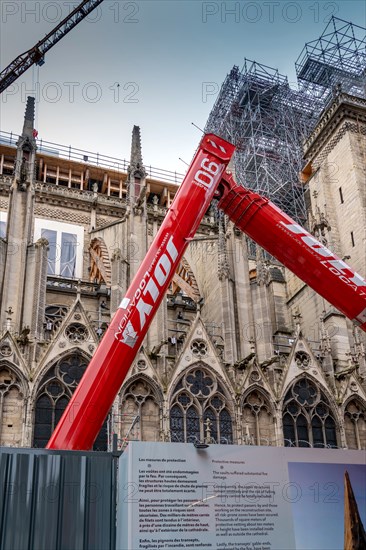 Cathédrale Notre-Dame de Paris, un an après l’incendie du 15 avril 2019