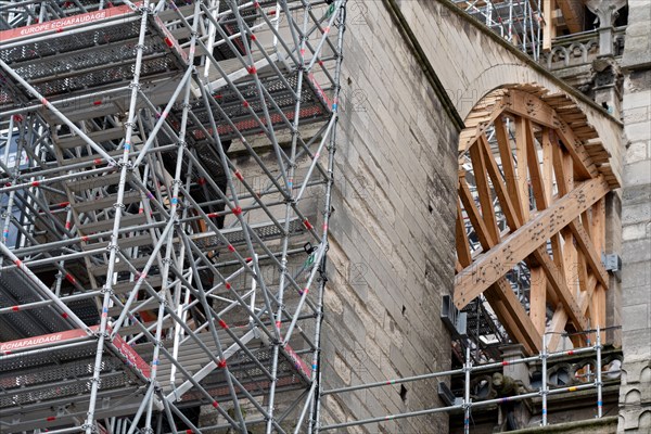 Cathédrale Notre-Dame de Paris, un an après l’incendie du 15 avril 2019