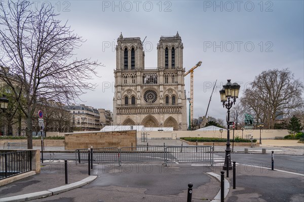 Cathédrale Notre-Dame de Paris, un an après l’incendie du 15 avril 2019