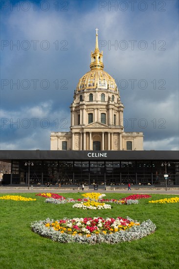 Paris, boutique éphémère Céline aux Invalides