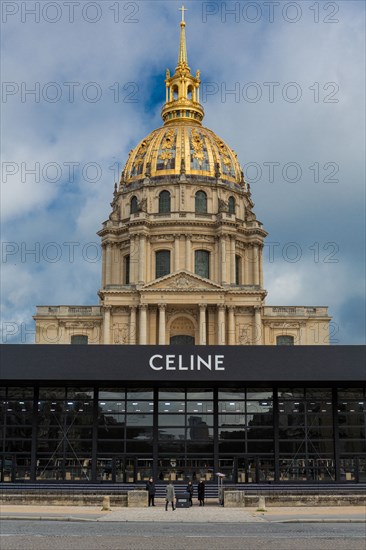 Paris, boutique éphémère Céline aux Invalides