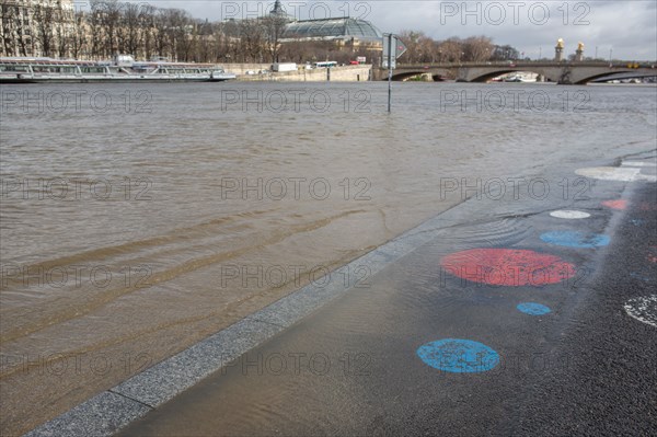 Paris, crue de la Seine