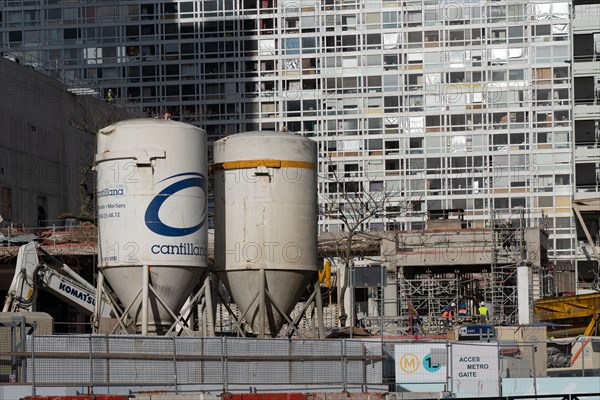 Paris, travaux du Centre Gaîté