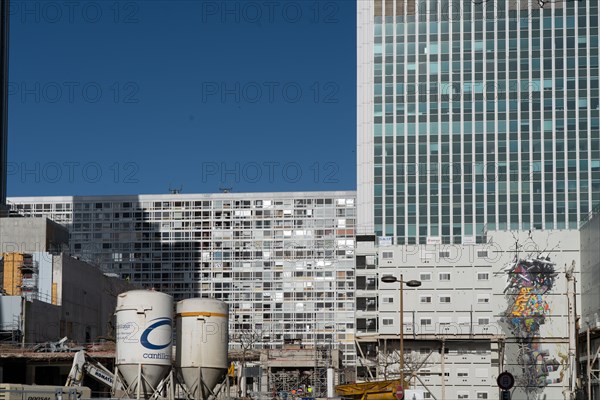 Paris, renovation work of the Centre Gaîté