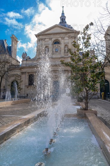 Paris, place de la Sorbonne