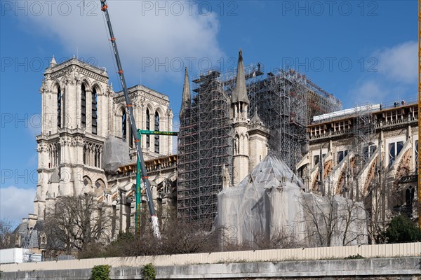 Cathédrale Notre-Dame de Paris, un an après l’incendie du 15 avril 2019