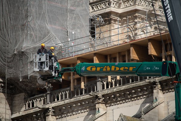 Cathédrale Notre-Dame de Paris, un an après l’incendie du 15 avril 2019