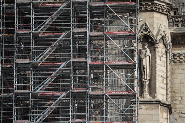 Cathédrale Notre-Dame de Paris, un an après l’incendie du 15 avril 2019