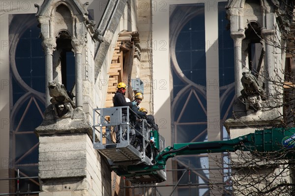 Cathédrale Notre-Dame de Paris, un an après l’incendie du 15 avril 2019