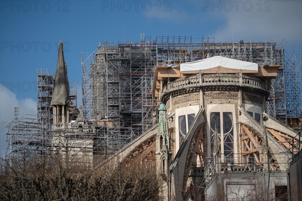 Cathédrale Notre-Dame de Paris, un an après l’incendie du 15 avril 2019